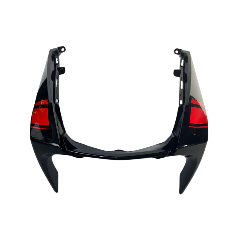 CARETA FRONTAL BERA BWS 5G NEGRO CON ROJO