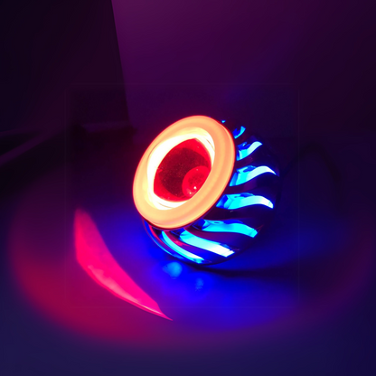 BOMBILLO FARO LED OJO DE ANGEL ESPIRAL DOBLE ANILLO