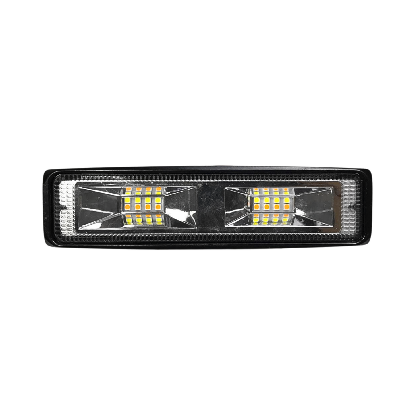 BARRA RECTANGUALAR 16LED 5 FUNCIONES MOTOS CARROS