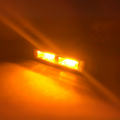 BARRA RECTANGUALAR 16LED 5 FUNCIONES MOTOS CARROS