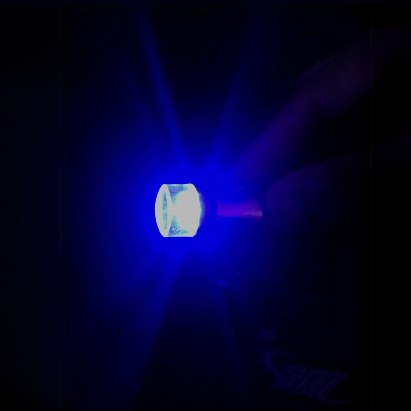 BOMBILLO STOP ESTROBO AZUL PLASTICO LED