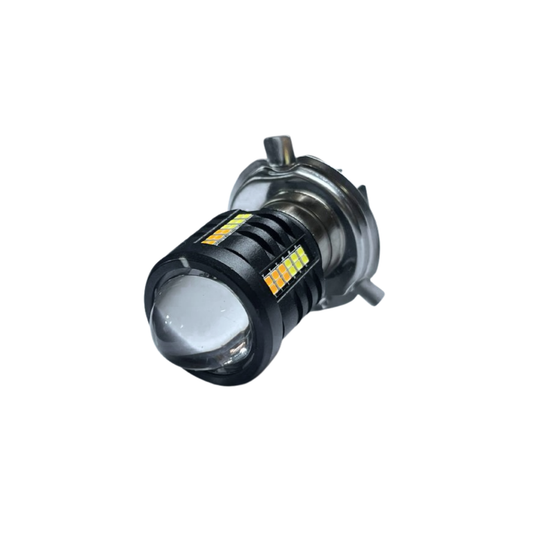BOMBILLO FARO H4 5 CARAS CON LUPA