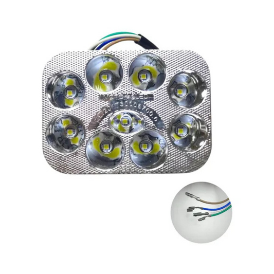BOMBILLO FARO 9 LED CUADRADO
