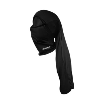 BALACLAVA PARA DAMA UNICOLOR NEGRA MARCA TAMOTO - 80CM