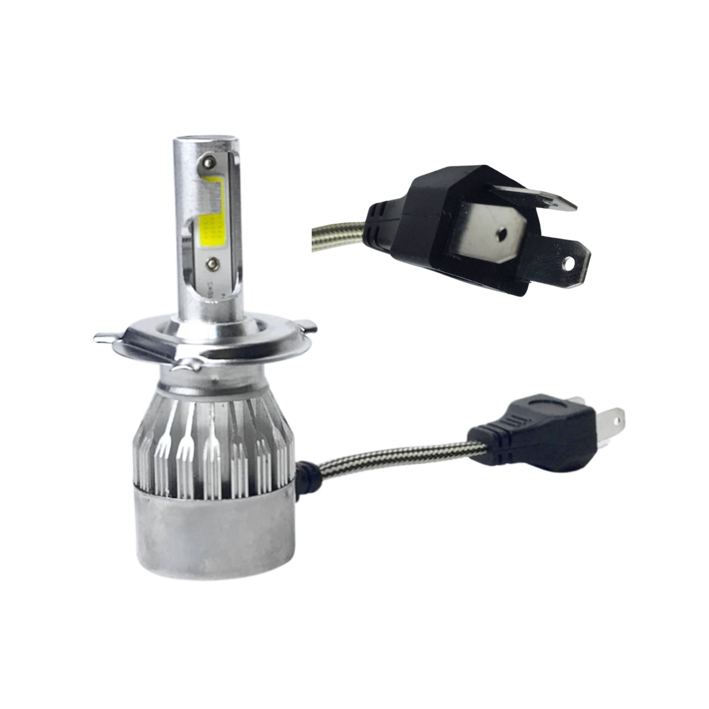 BOMBILLO FARO H4 LED CON VENTILADOR