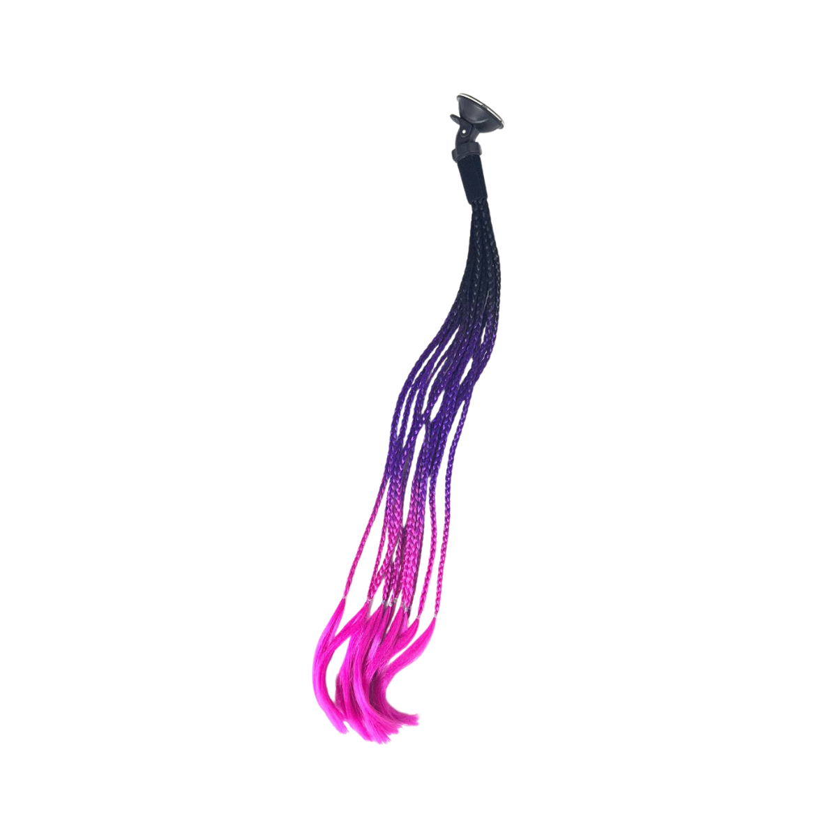 COLAS PARA CASCO DE CABELLO TRENSADAS FUCSIA MORADO