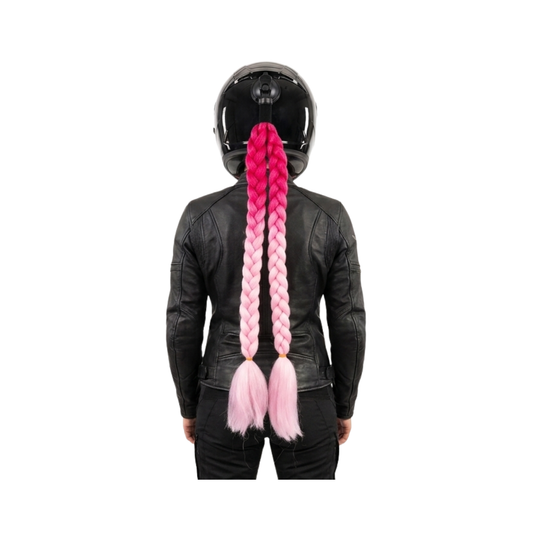 COLAS PARA CASCO DE CABELLO TRENSADAS ROSADO