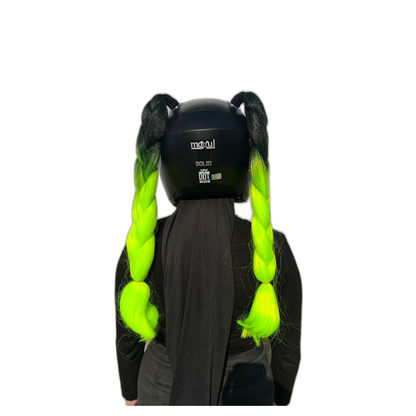 TRENZA DE COLORES PARA CASCO (PAR)