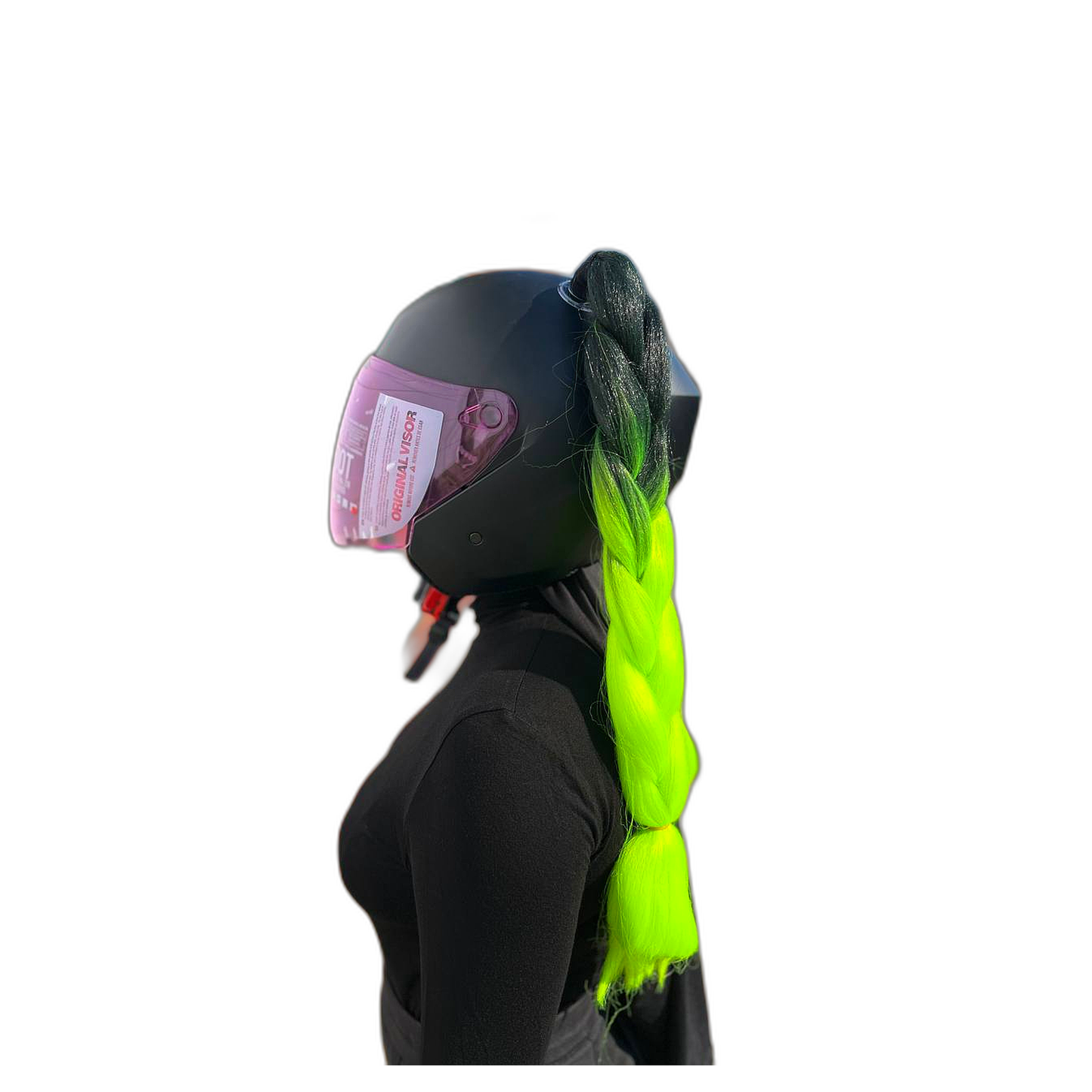 TRENZA DE COLORES PARA CASCO (PAR)