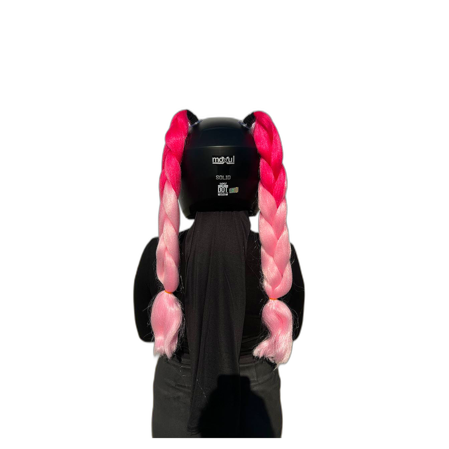 TRENZA DE COLORES PARA CASCO (PAR)