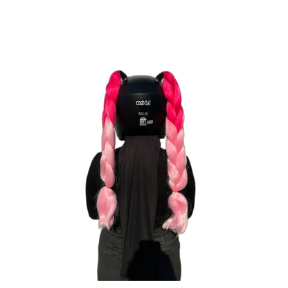TRENZA DE COLORES PARA CASCO (PAR)
