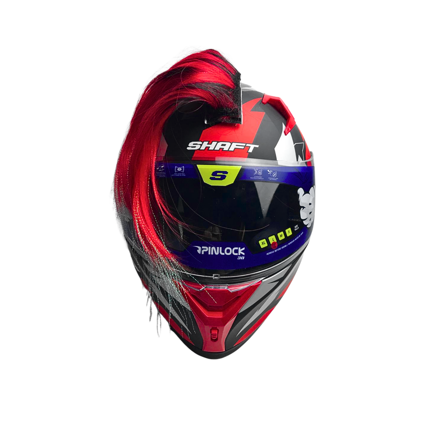 CRESTA ROJA PARA CASCOS