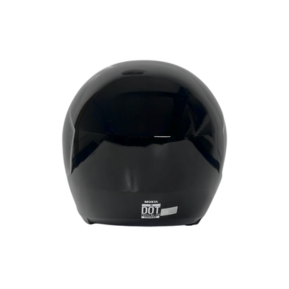 CASCO SEMI INTEGRAL MOXUL NEGRO BRILLANTE VISOR NEGRO