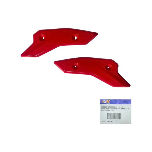 COMPLEMENTO CARETA RK 200 MODELO VIEJO ORIGINAL EK ROJO - TORO JAGUAR TR 150