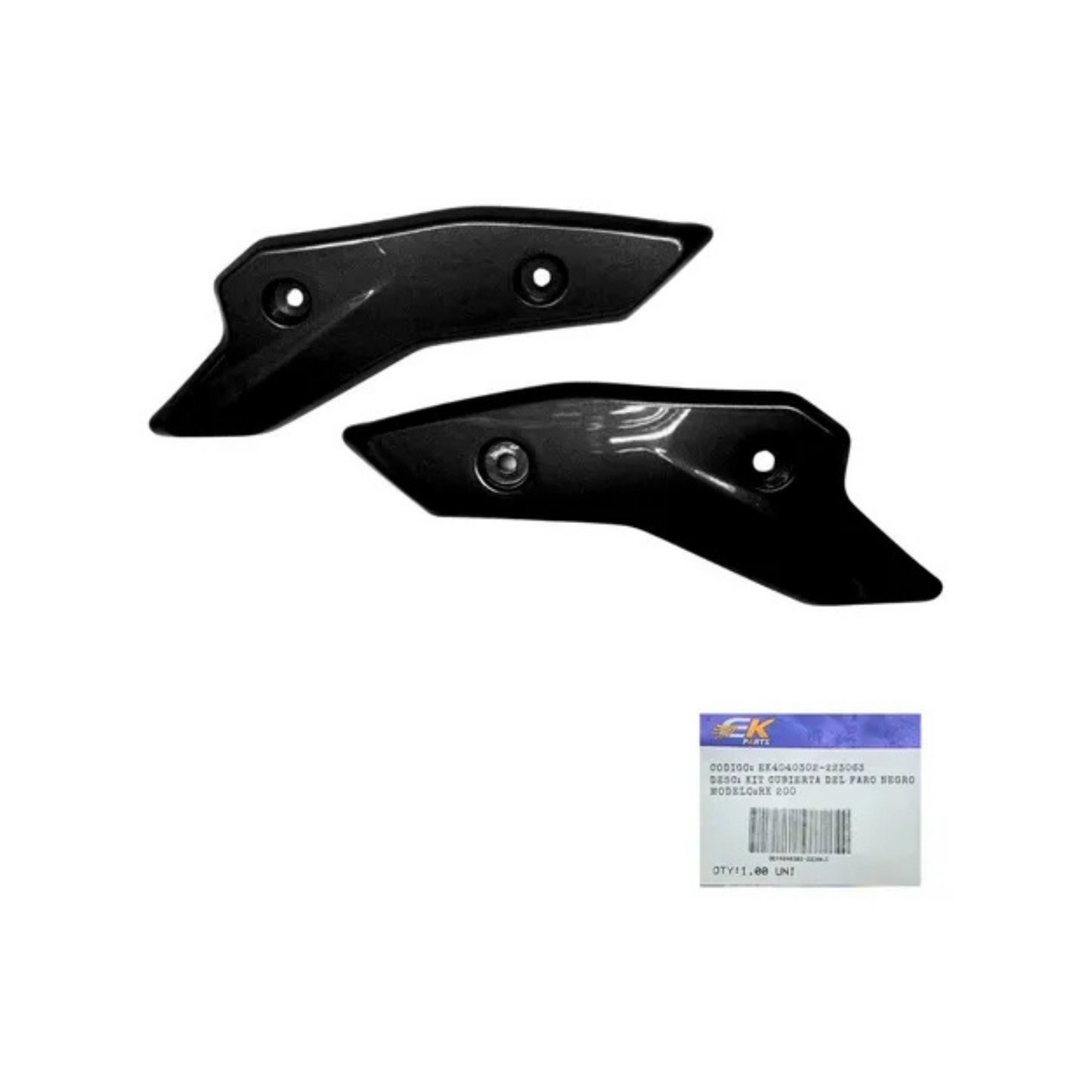 COMPLEMENTO CARETA RK 200 MODELO VIEJO ORIGINAL EK NEGRO -TORO JAGUAR TR150