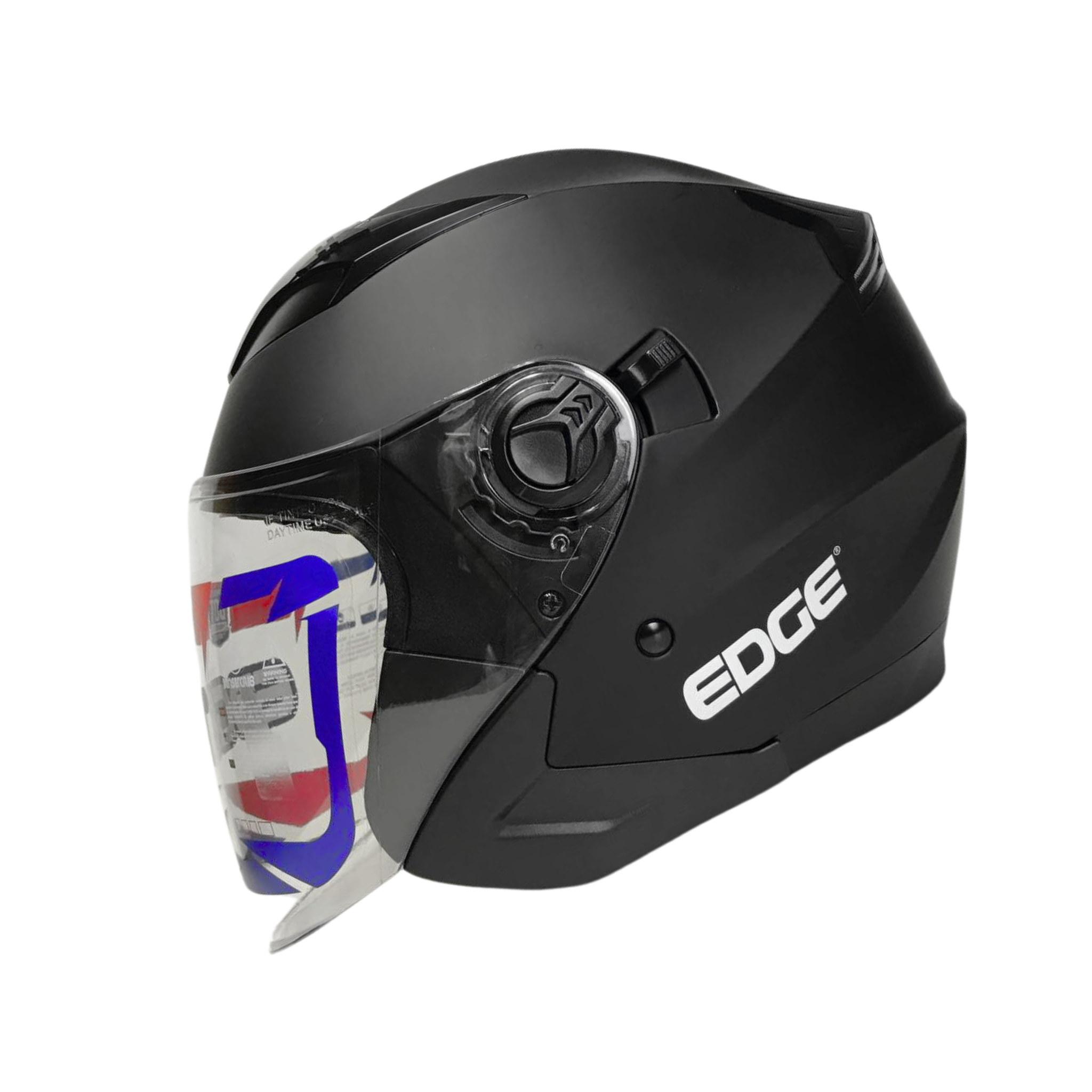 CASCO EDGE SEMI INTEGRAL JAGUAR NEGRO MATE