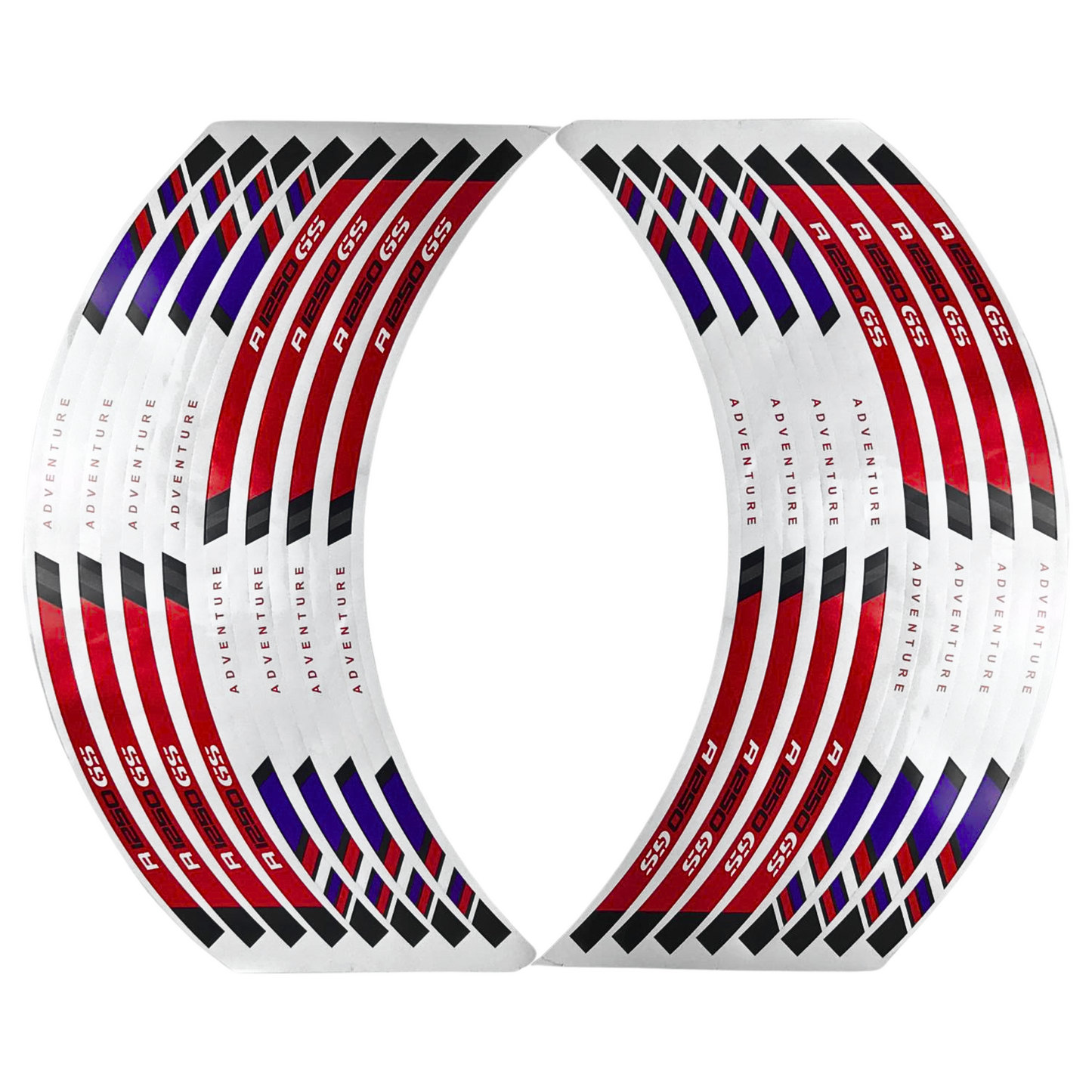 CINTA REFLECTIVA PARA RIN ROJO AZUL GS MOTO