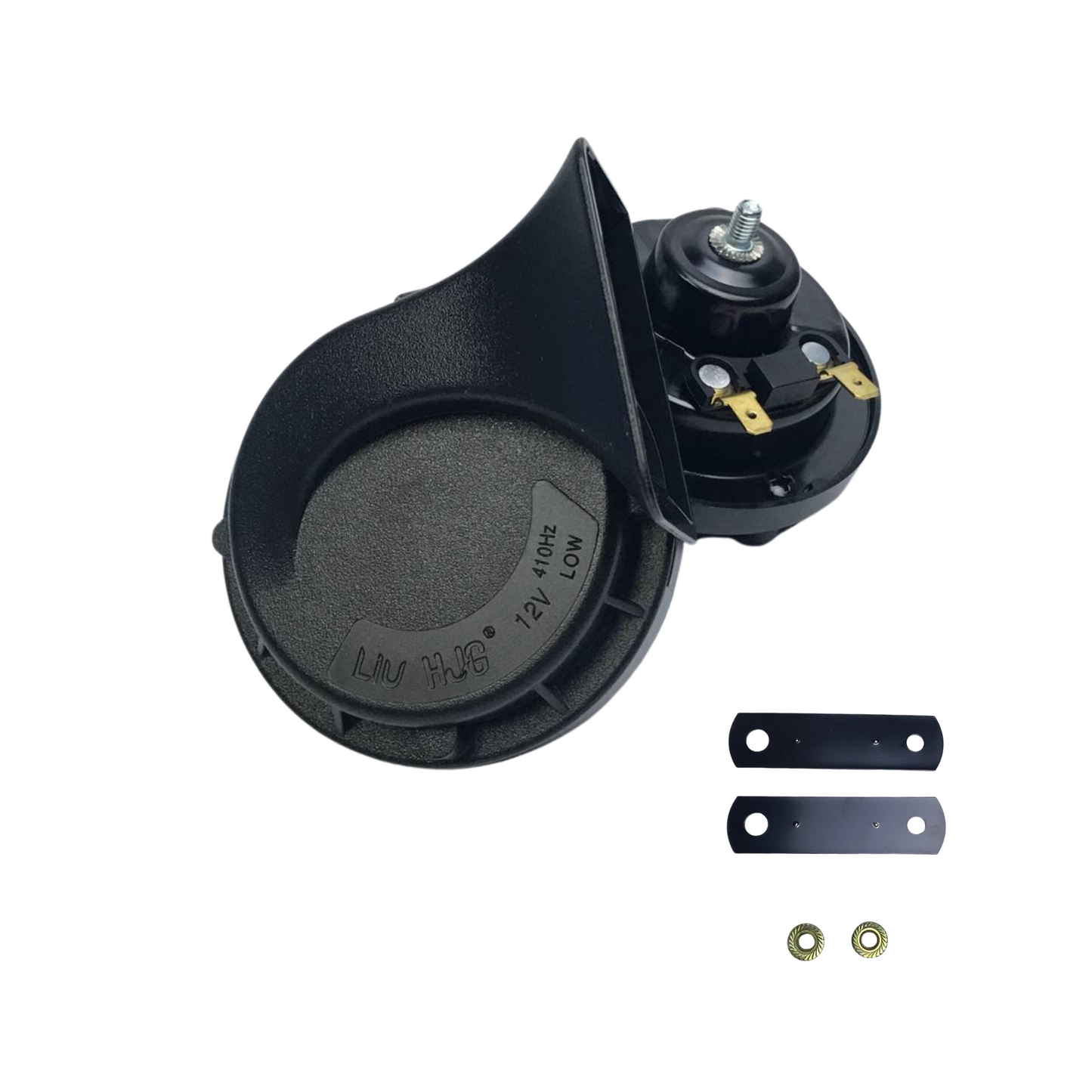 CORNETA CARACOL NEGRA UNIDAD PARA MOTO