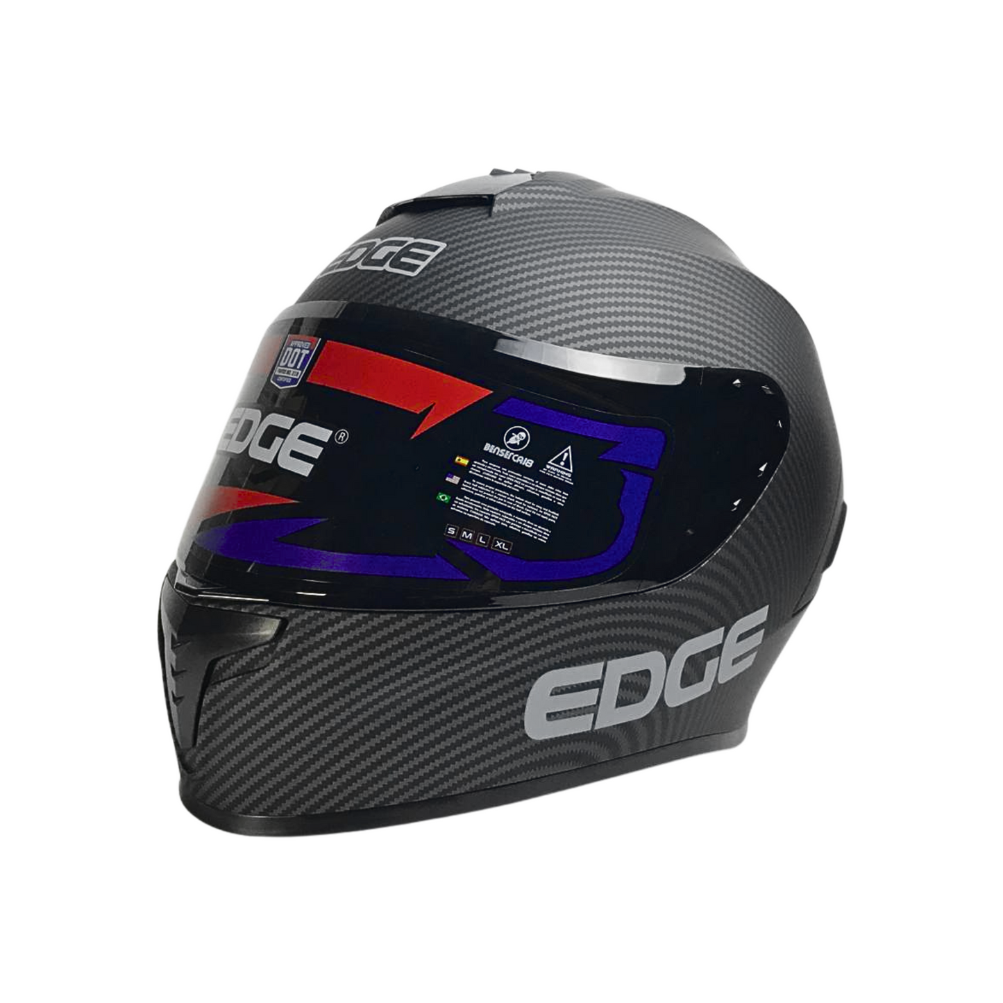 CASCO INTEGRAL FRANKIE FIBRA DE CARBONO EDGE