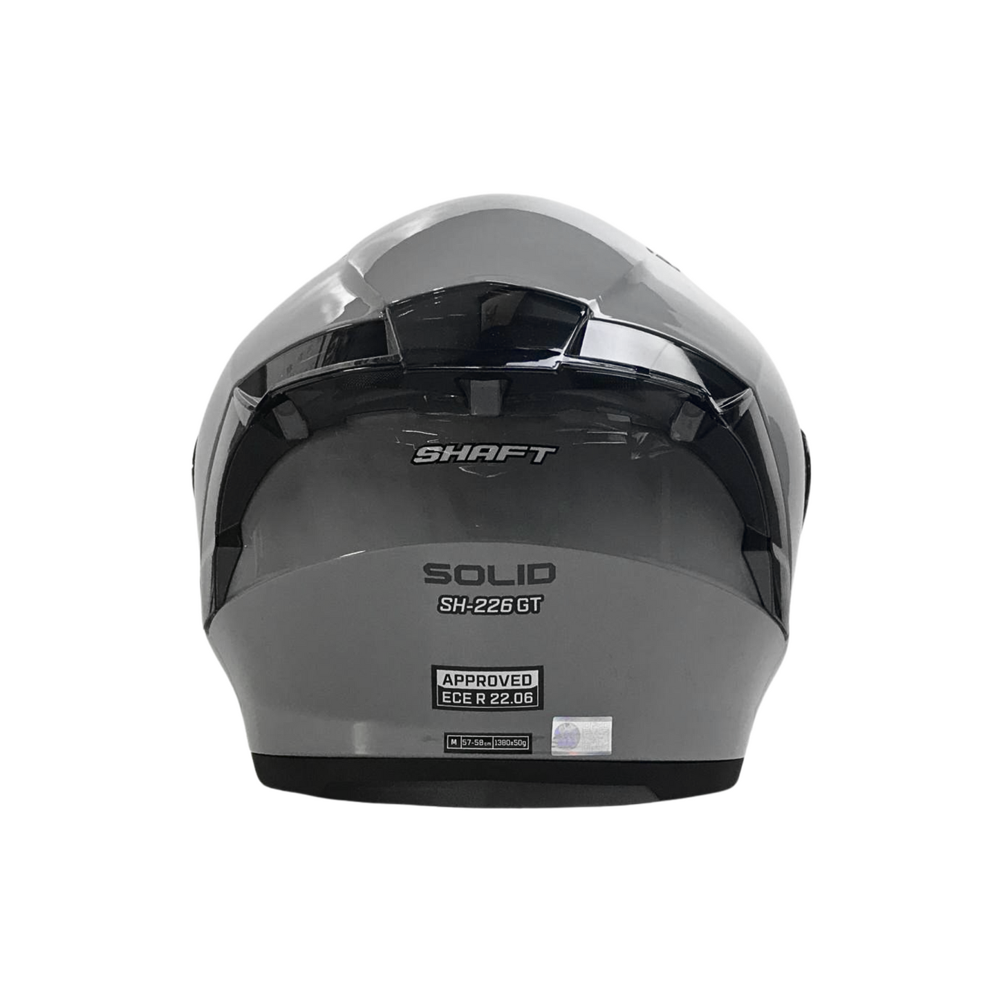 CASCO SEMI INTEGRAL  SH-226 GT GRIS BRILLANTE SHAFT