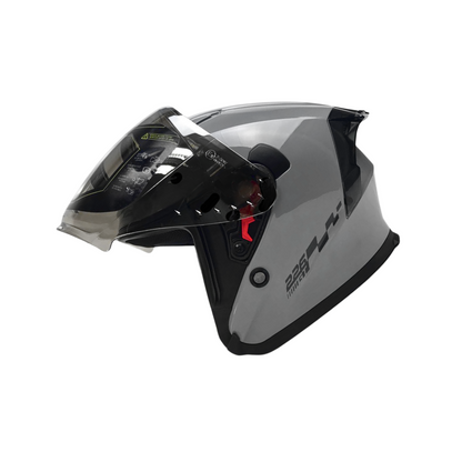CASCO SEMI INTEGRAL  SH-226 GT GRIS BRILLANTE SHAFT