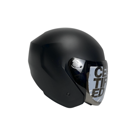 CASCO SEMI INTEGRAL MOXUL NEGRO MATE VISOR NEGRO