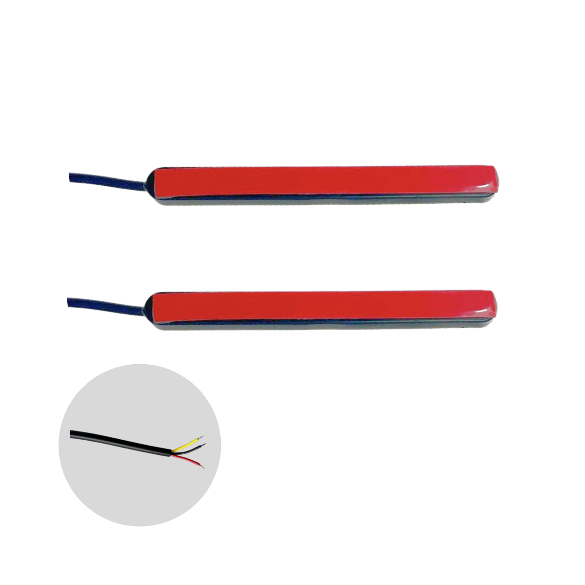 CINTAS LED 10CM LUZ BLANCO - ESTROBO Y SECUENCIAL(PAR)
