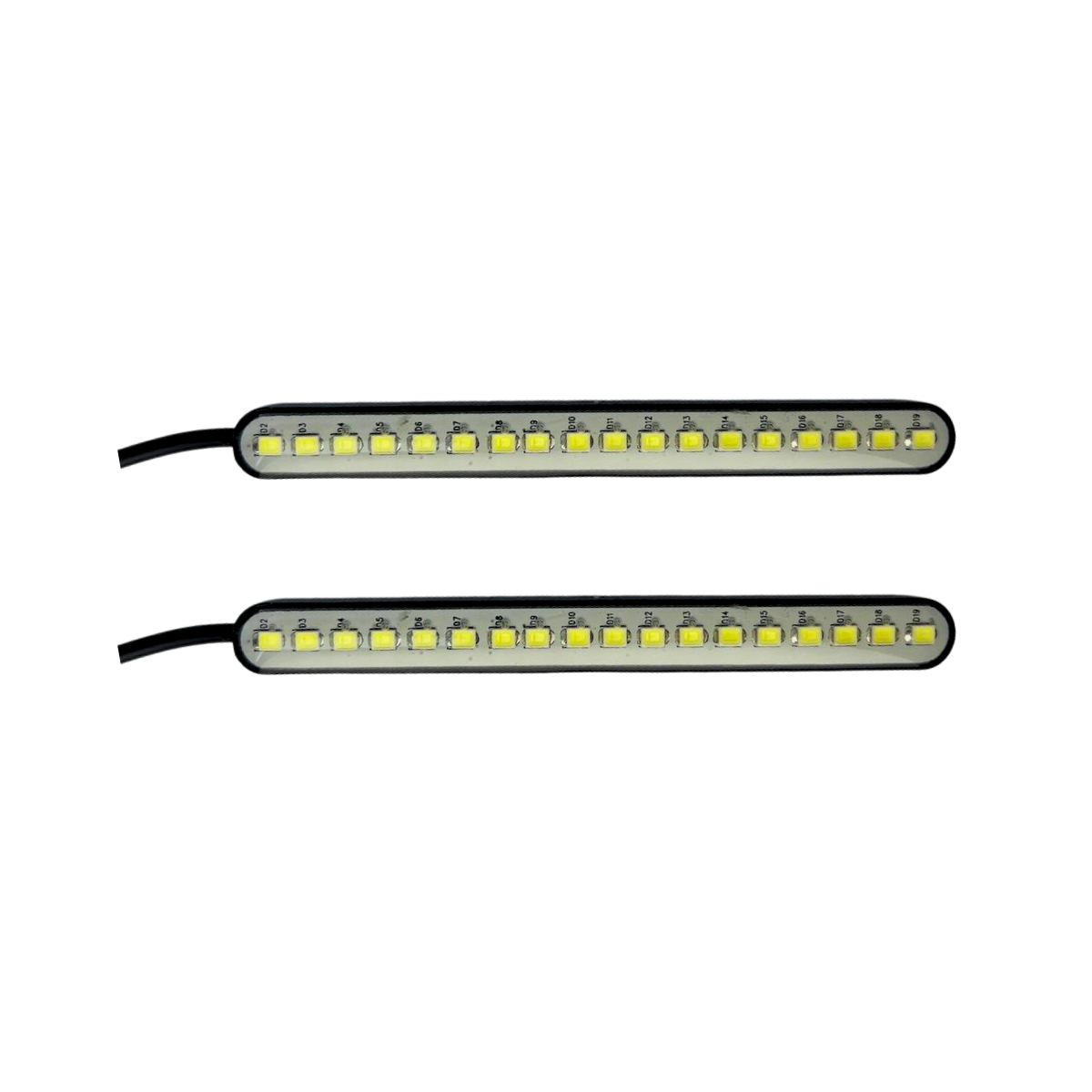 CINTAS LED 10CM LUZ BLANCO - ESTROBO Y SECUENCIAL(PAR)