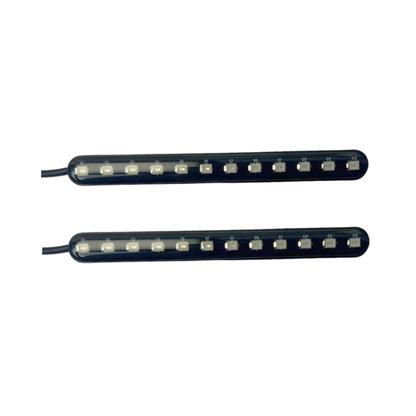 CINTAS LED 10CM LUZ ROJO - 1 FUNC. SECUENCIAL (PAR)
