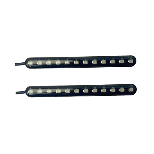 CINTAS LED 10CM LUZ ROJO - 1 FUNC. SECUENCIAL (PAR)