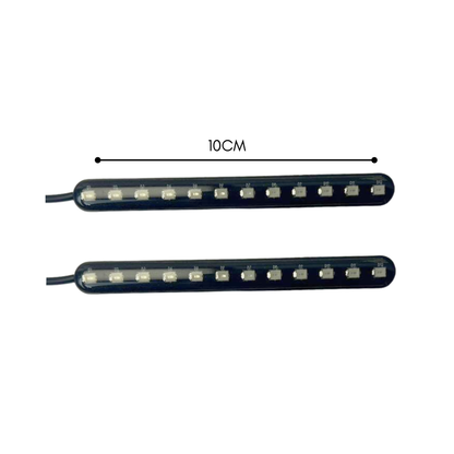 CINTAS LED 10CM LUZ ROJO - 1 FUNC. SECUENCIAL (PAR)