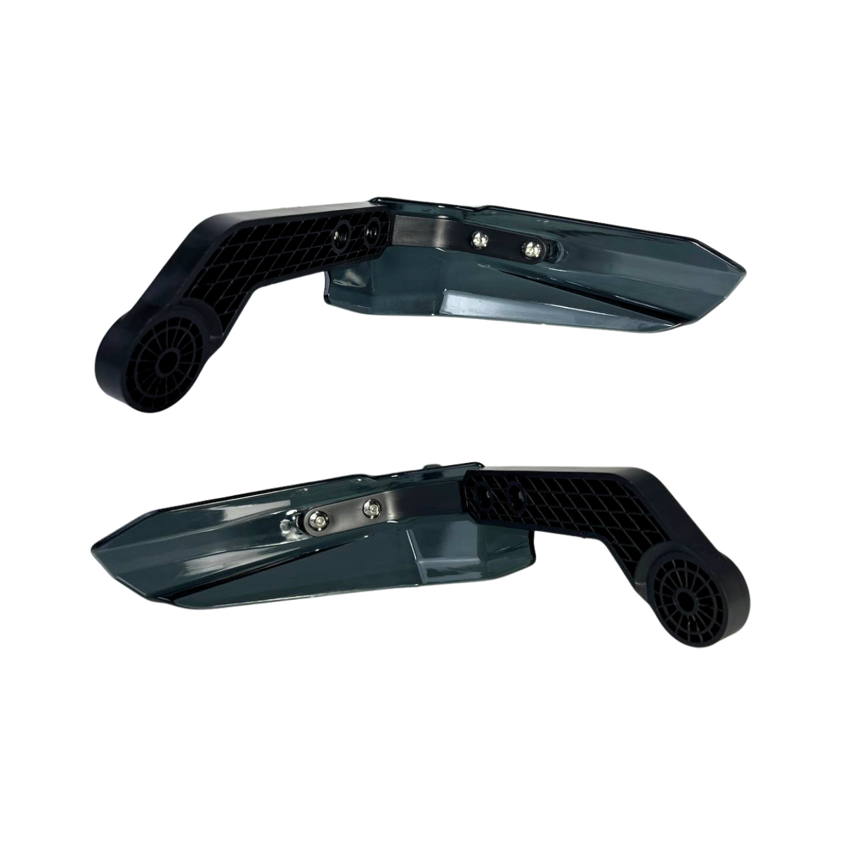 PROTECTORES DE LEVA TIPO L PLASTICO NEGRO C/PLATA