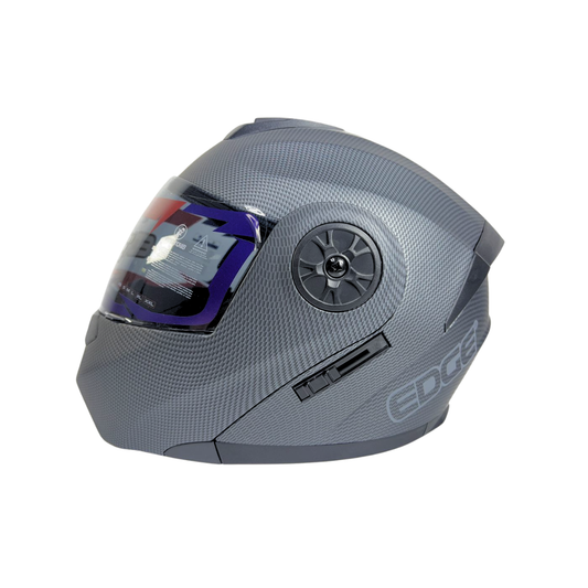 CASCO MODULAR TURBO II  DISEÑO TIPO FIBRA DE CARBONO EDGE