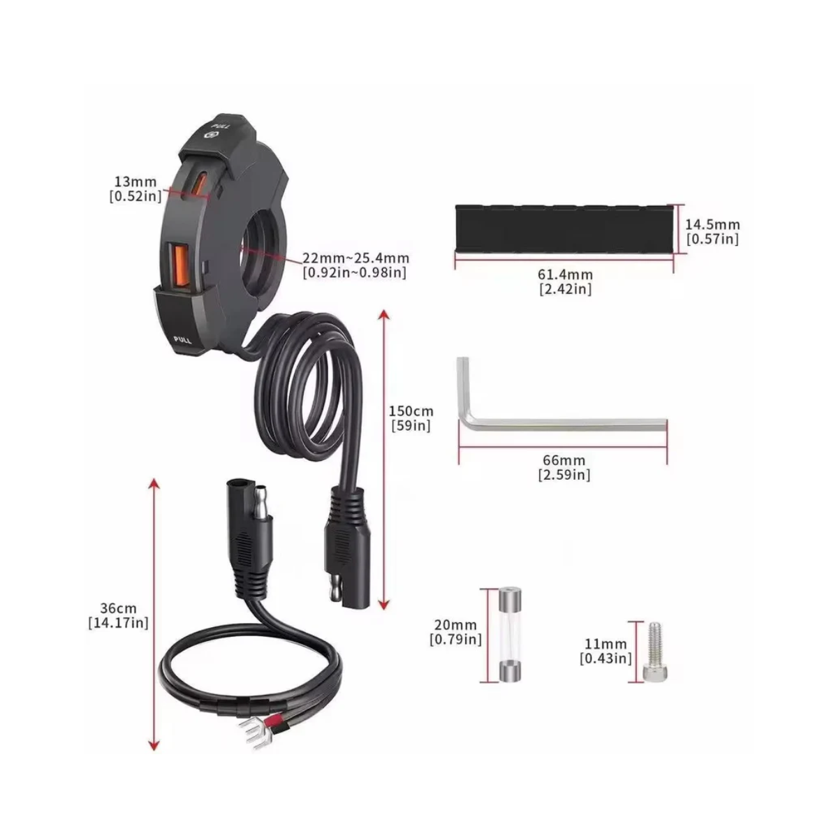 CARGADOR DOBLE PUERTO TIPO C Y PUERTO USB CARGA RÁPIDA MOD. C308 STALLION