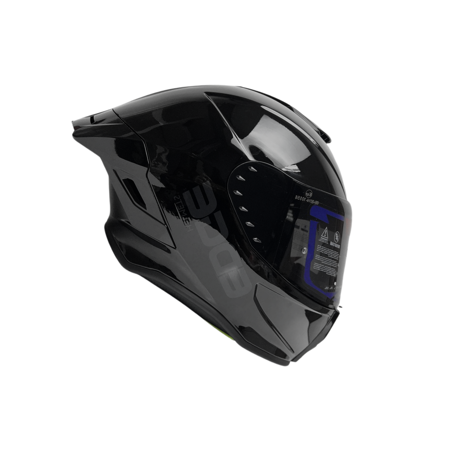 CASCO INTEGRAL SHANGAI NEGRO BRILLANTE EDGE