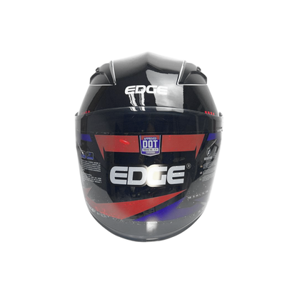 CASCO SEMI INTEGRAL E750 BLANCO CON ROJO EDGE