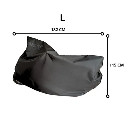 COBERTOR PARA MOTO NEGRO TAMOTO
