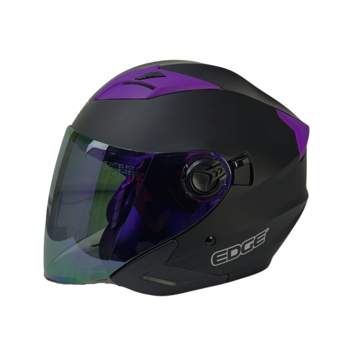 CASCO SEMI INTEGRAL JAGUAR MORADO EDGE