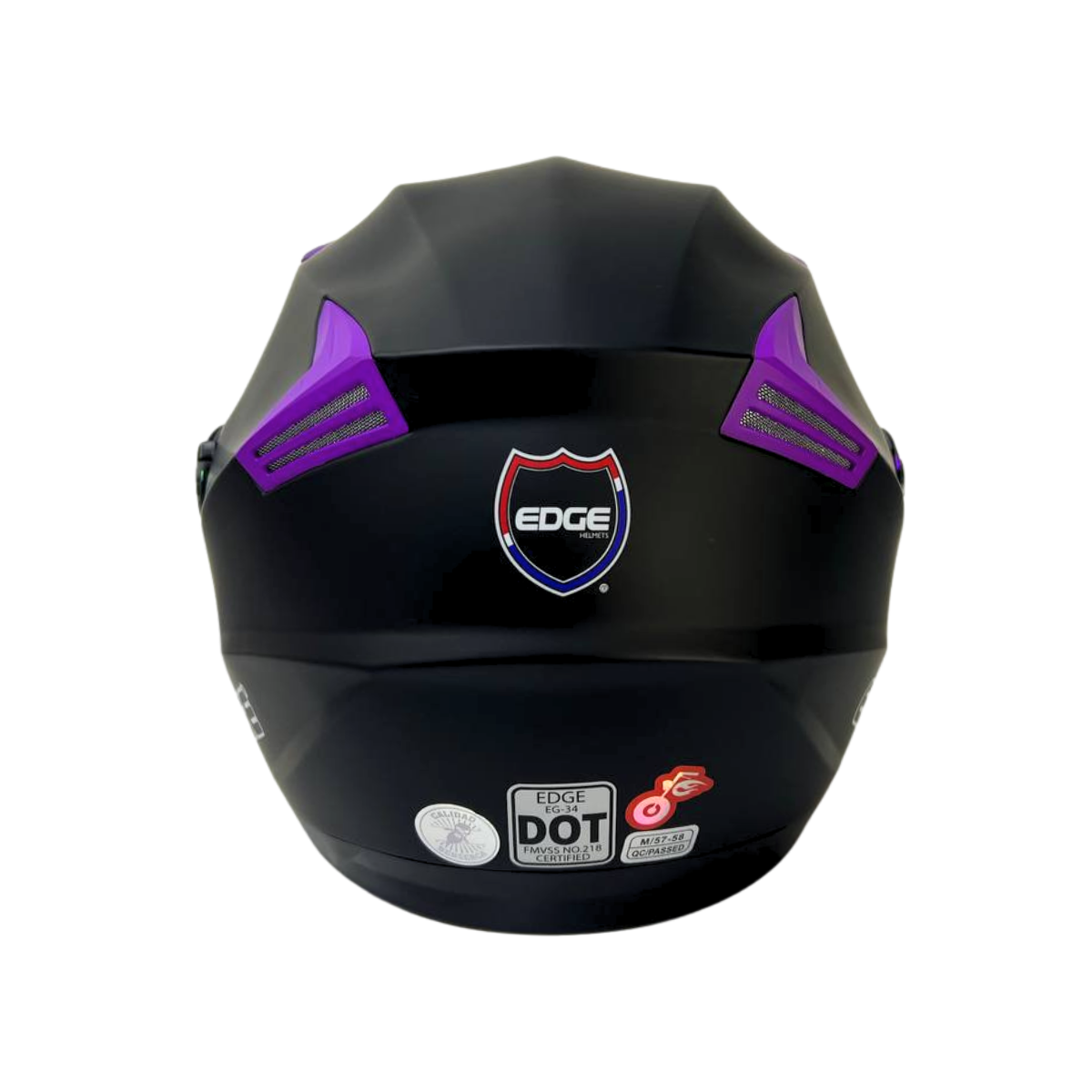 CASCO SEMI INTEGRAL JAGUAR MORADO EDGE