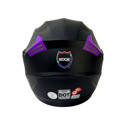 CASCO SEMI INTEGRAL JAGUAR MORADO EDGE