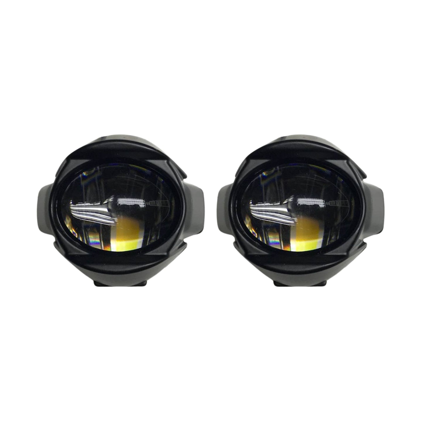 FARO LED GRANDE TIPO LUPA AMARILLO/BLANCO (PAR)