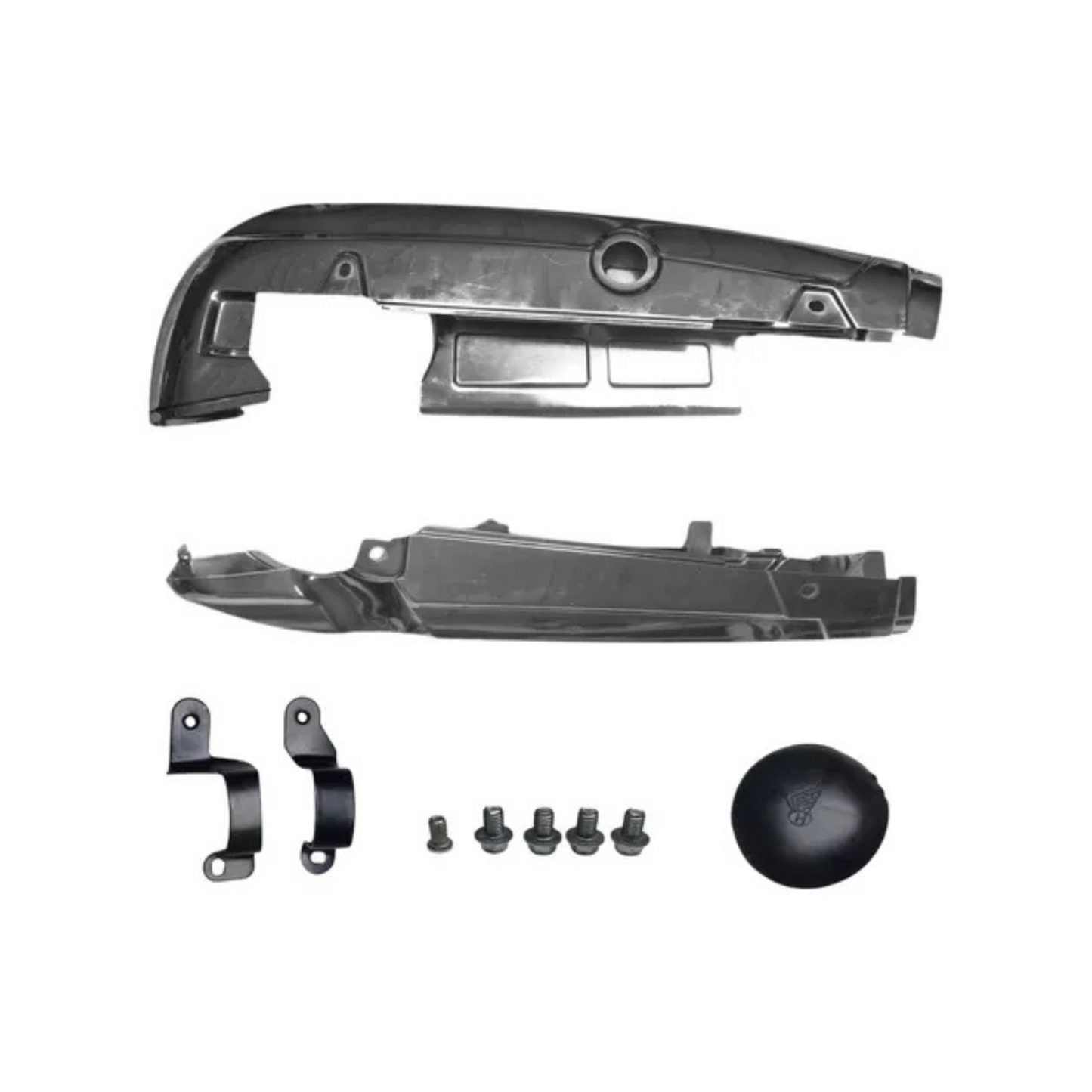 TAPA CADENA CROMADO HORSE 150 COMPLETO