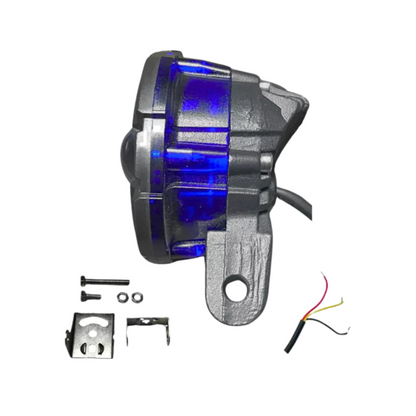 FARO LED LUPA EXPLORADOR ARO DE LUZ ROJO