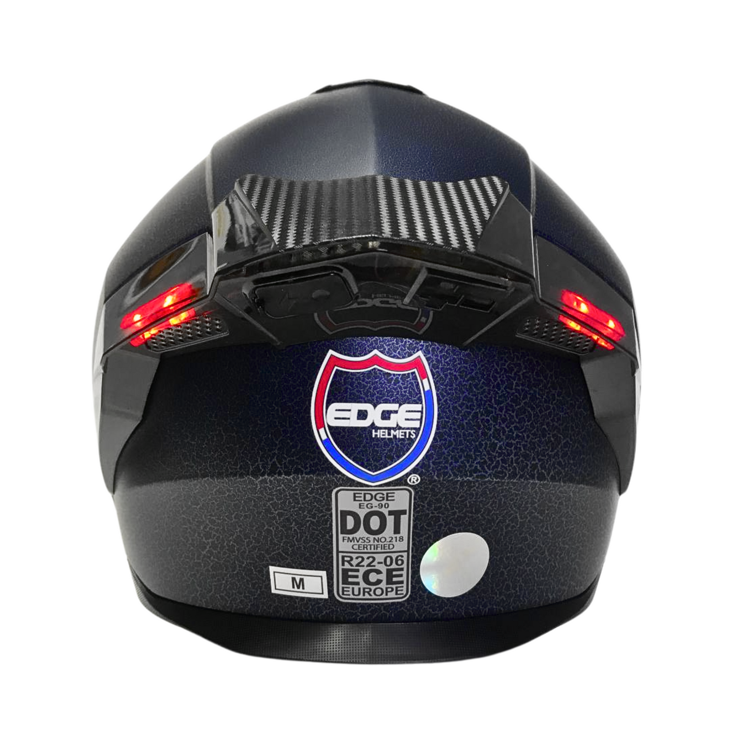 CASCO MODULAR BOSTON AZUL TEXTURA Y LUZ LED