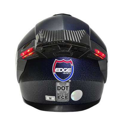 CASCO MODULAR BOSTON AZUL TEXTURA Y LUZ LED