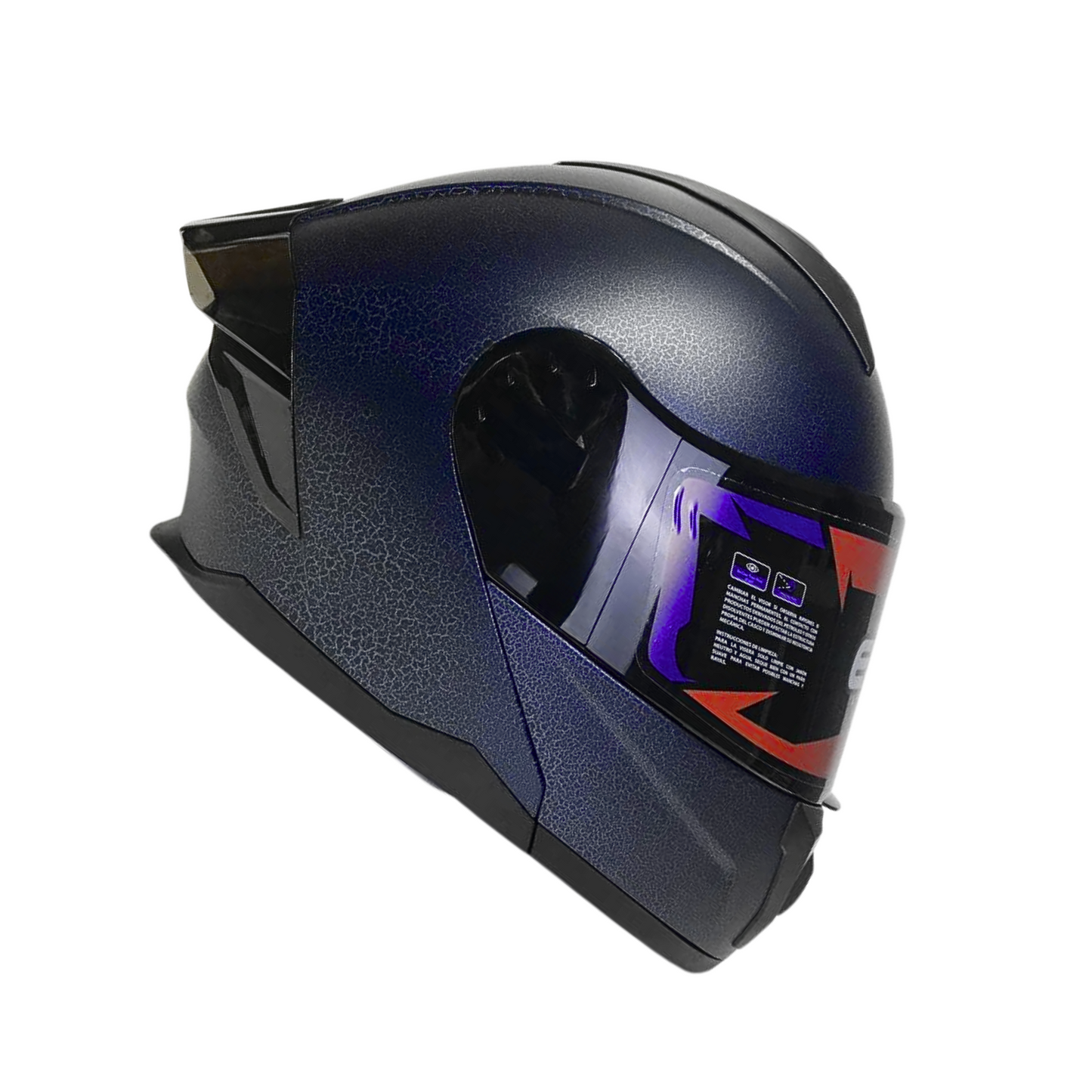 CASCO MODULAR BOSTON AZUL TEXTURA Y LUZ LED