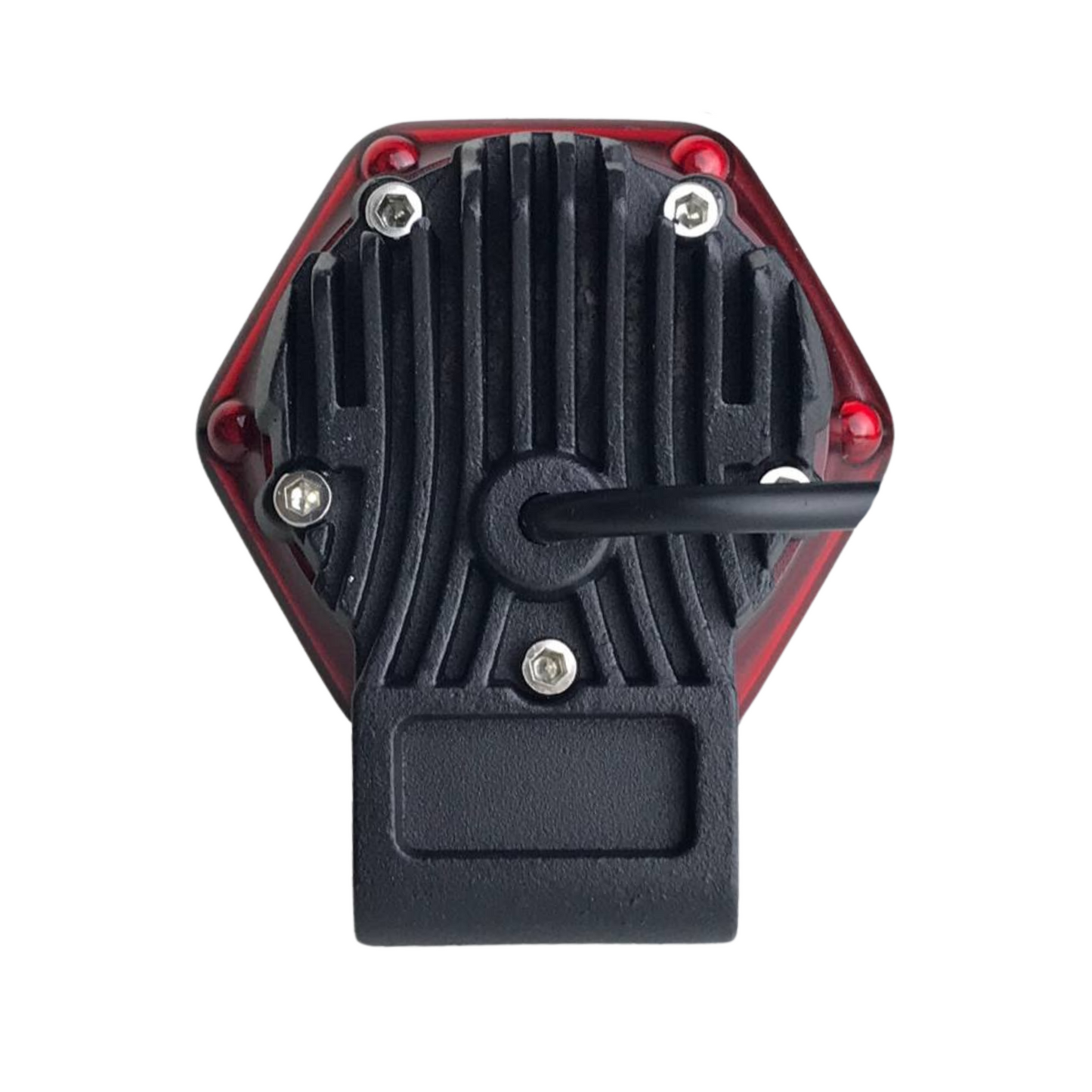 FARO EXPLORADOR LED ARO ROJO MOTOS CARROS