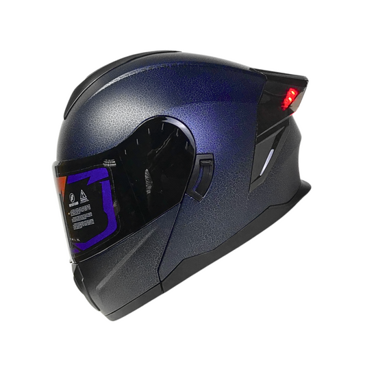 CASCO MODULAR BOSTON AZUL TEXTURA Y LUZ LED