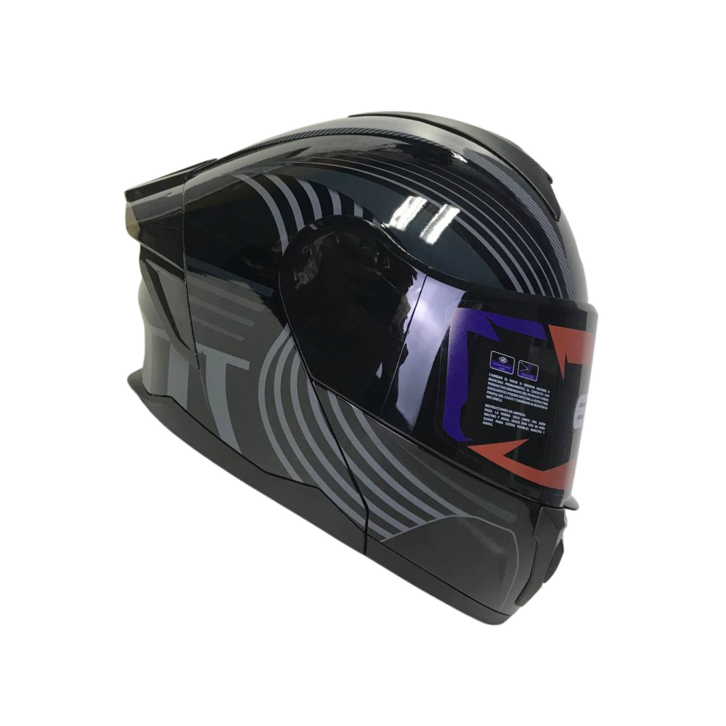 CASCO EDGE MODULAR BOSTON BEATSPEEDS NEGRO LUZ LED