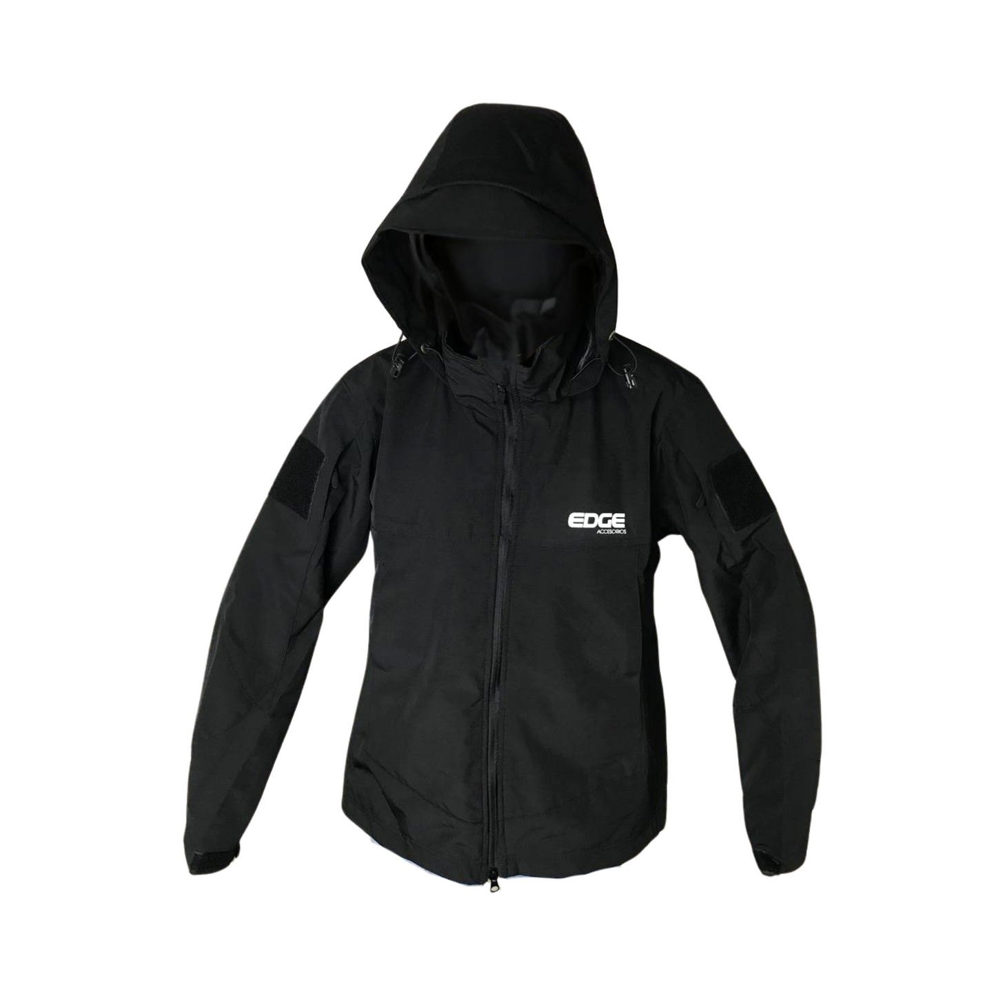 CHAQUETA IMPERMEABLE TACTICA NEGRO EDGE REFLECTIVO